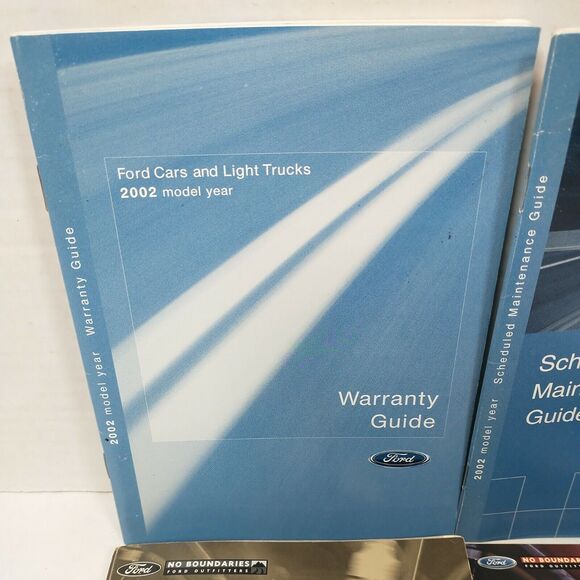 2002 Ford Escape Owners Manual Set with Case - Picture 4 of 8